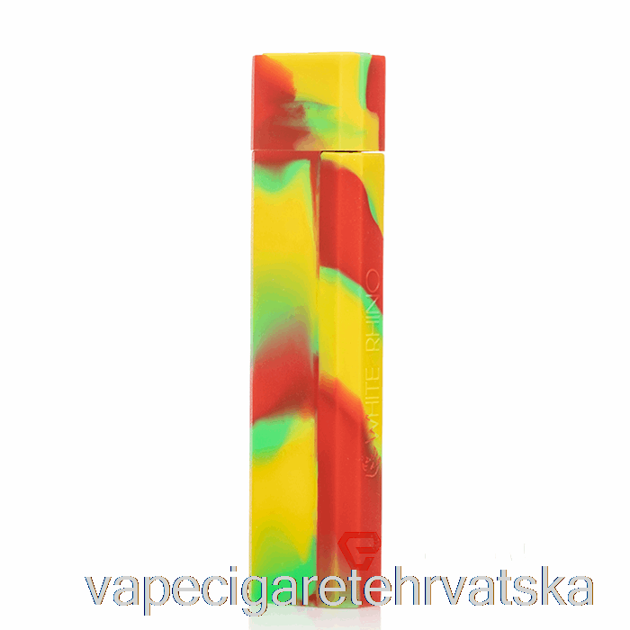 Vape Hrvatska White Rhino Silicone Dab Out [pyrex] Rasta